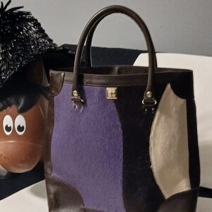 Kate Spade multicolor fur bag